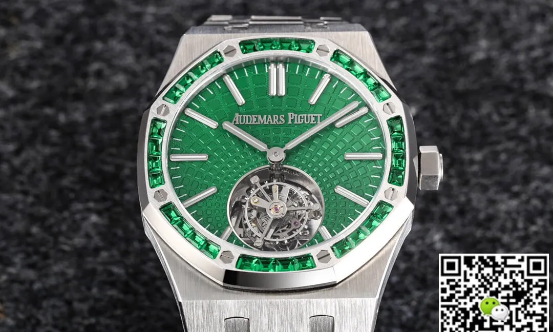 Audemars Piguet Royal Oak Tourbillon 26532IC.EE.1220TI.01 R8 Factory 1:1 Best Edition Replica Watch Silver Strap